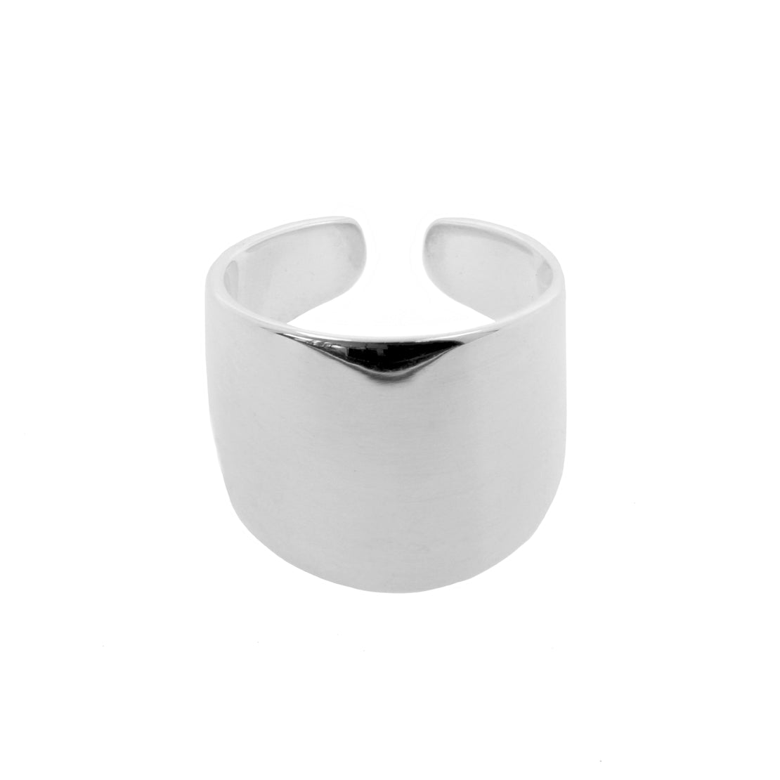 925 Zilver Oor Cuff - Wide Bangle Zilver
