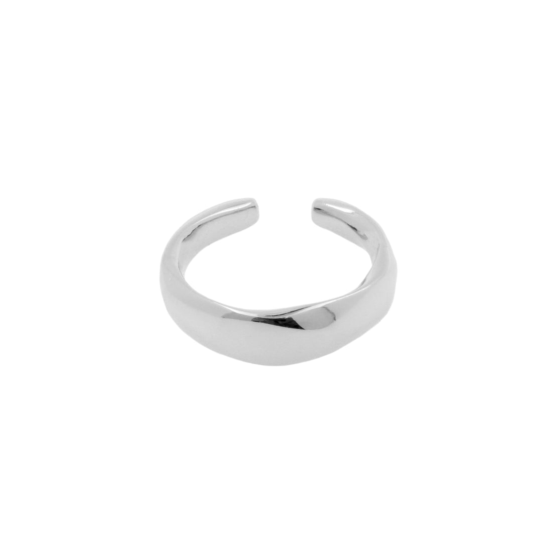 925 Silver Ear Cuff - Organic Small - Silver