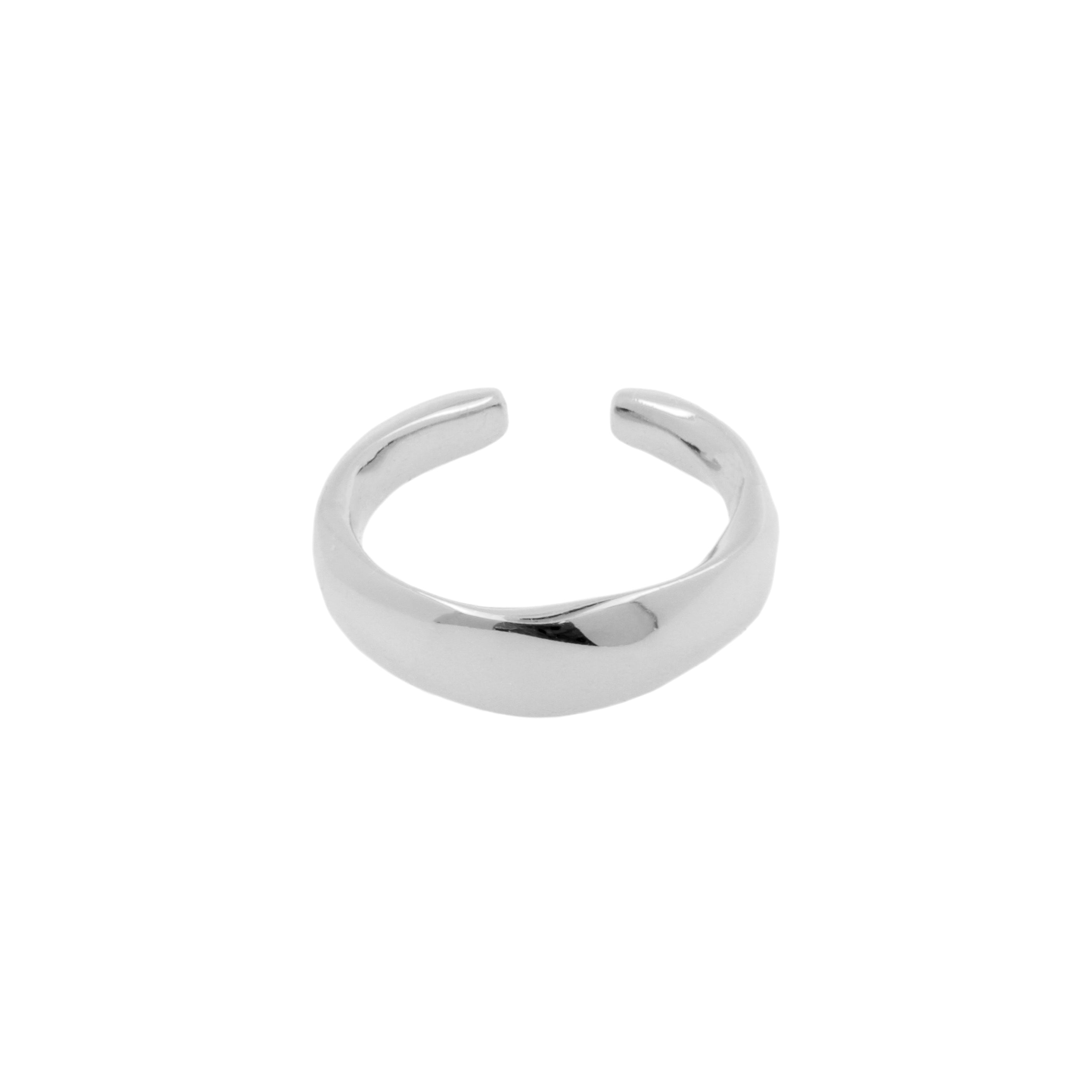 925 Zilver Oor Cuff - Organic Small - Zilver