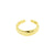 925 Silver Ear Cuff - Organic Small - Gold