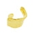 925 Silver Ear Cuff - Organic Twist - Gold