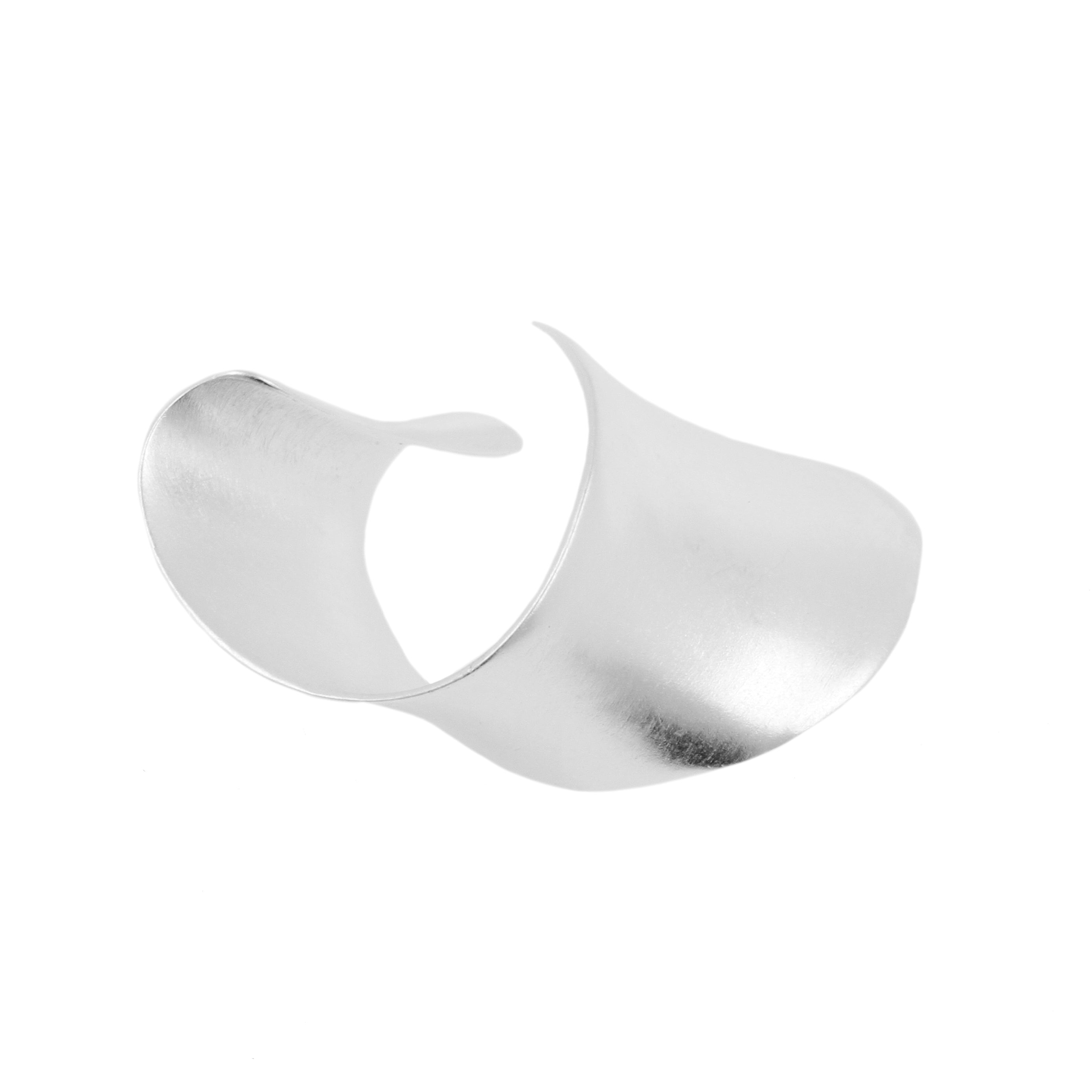 925 Zilver Oor Cuff - Concave Band - Zilver