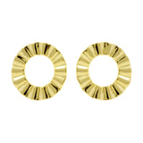 925 Silber Ohrstecker - Radiant Gold