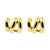 925 Zilver Oorstekers - Twisted Goud