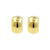 925 Silver Ear Studs - Bangle - Gold