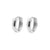 925 Silver Ear Hoops - Round - Silver