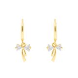 925 Silber Creolen – Schleifen Gold