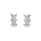 925 Silber Creolen – Schmetterlinge Silber