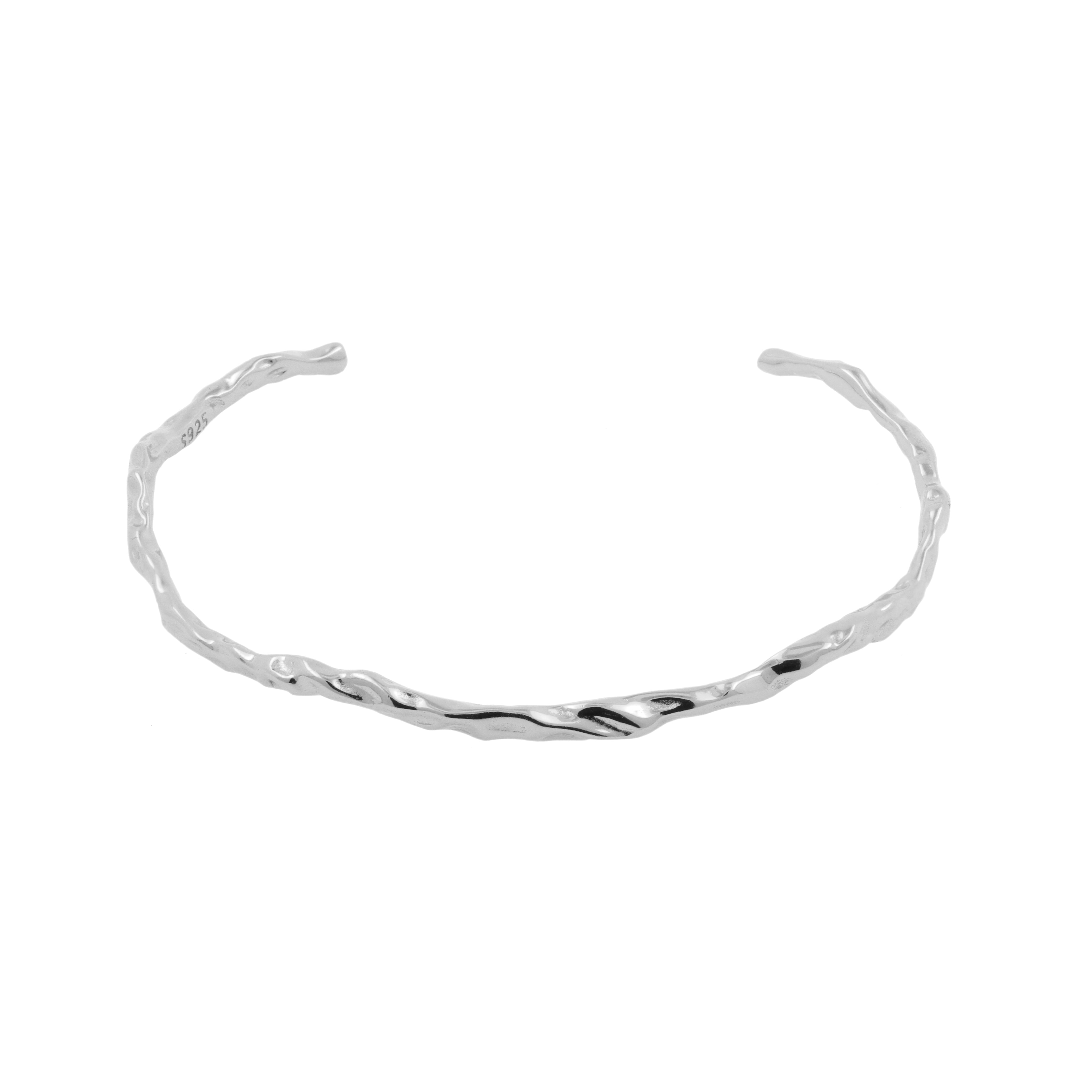 925 Zilver Armband Bangle Verstelbaar Zilver