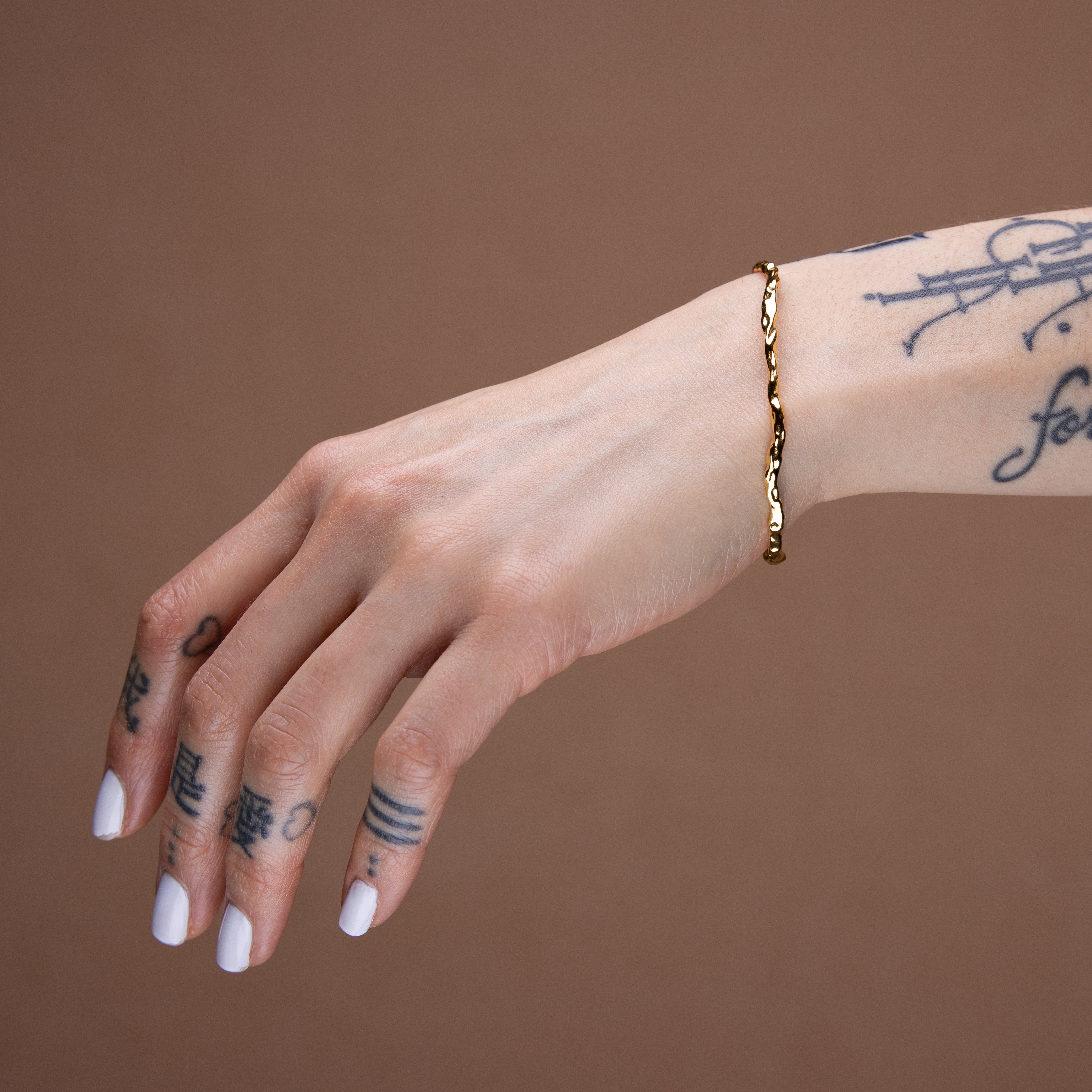 925 Zilver Armband Bangle Verstelbaar Goud