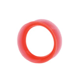 Silikon dünner Ösenring - Rot