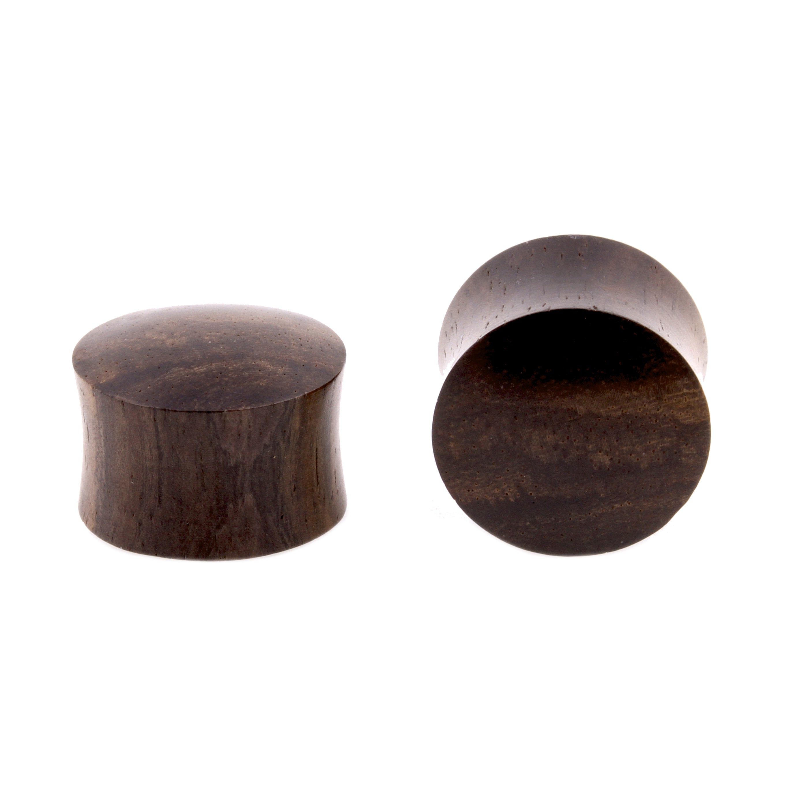 Houten Domed Plug - Sono Donkerbruin