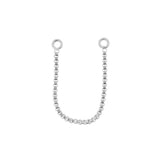 Chirurgenstahl Piercing-Kettchen Silber