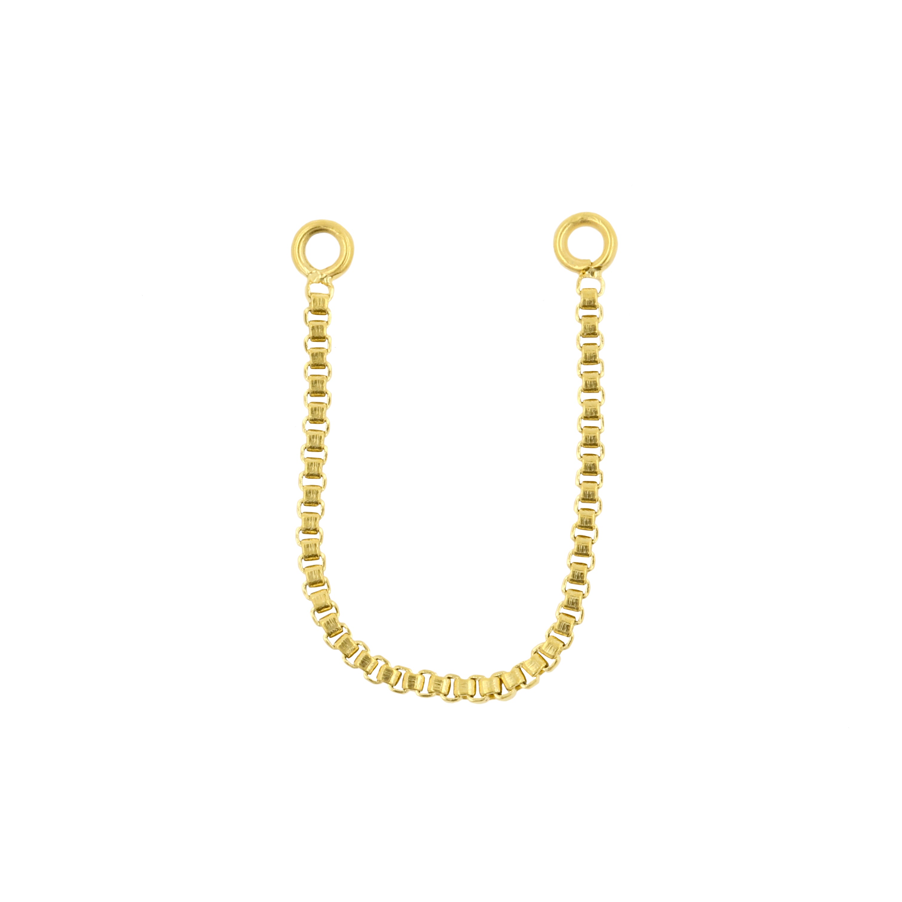 Chirurgisch Staal Piercing Kettinkje Goud