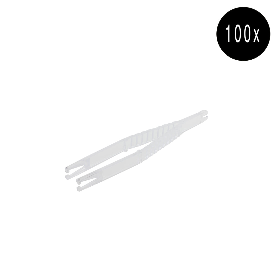 Omdoos - Steriel Verpakte Kunststof Piercing Forceps Rond - 100 stuks