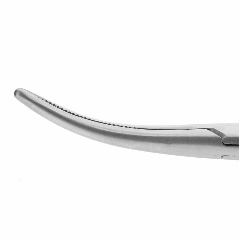 Surgical Steel Piercing Clamp - Hemostat Curved