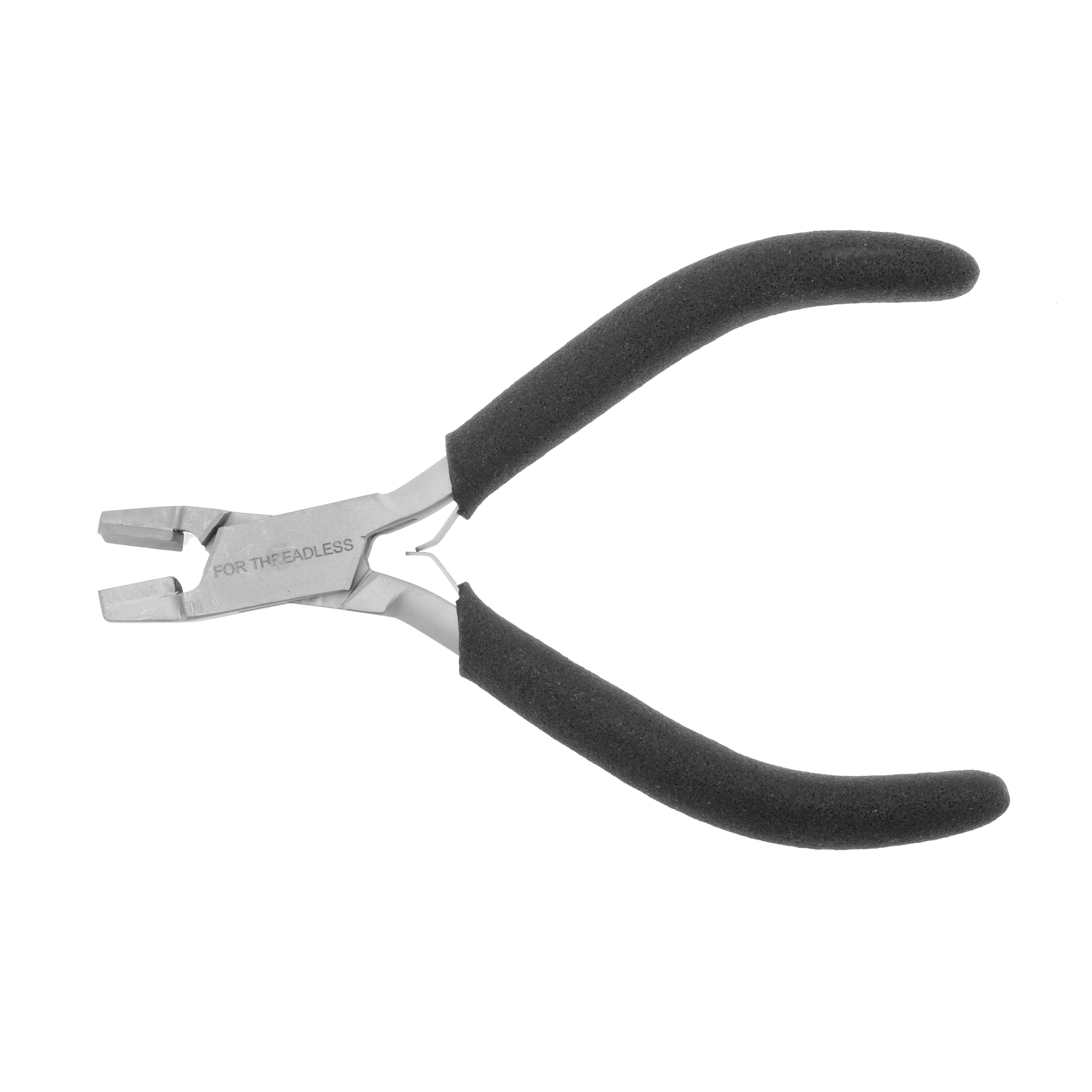 Chirurgisch Stalen Tang Voor Accessoires Zonder Schroefdraad Zilver