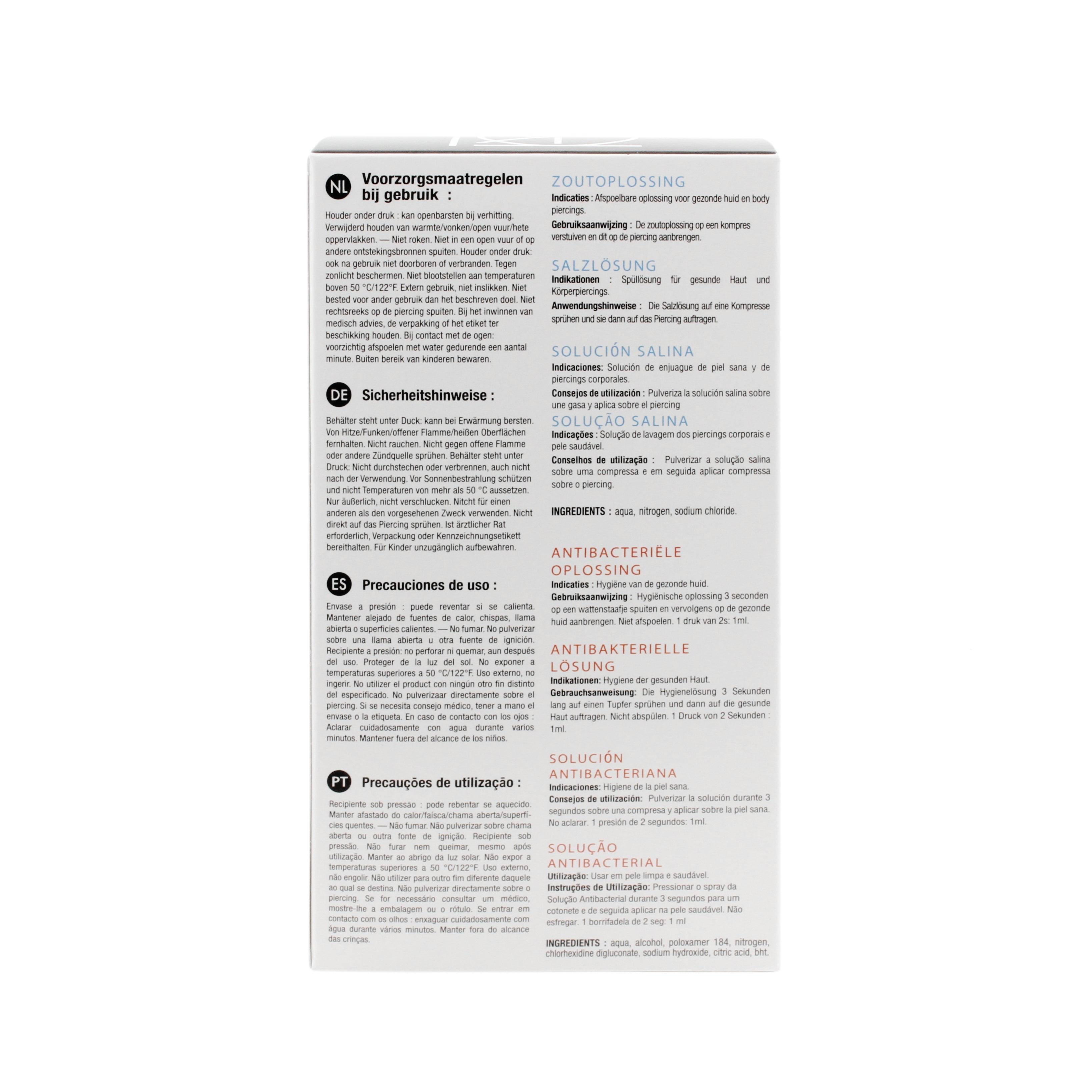 Duo Pack - Zoutoplossing + Hygiënische Oplossing