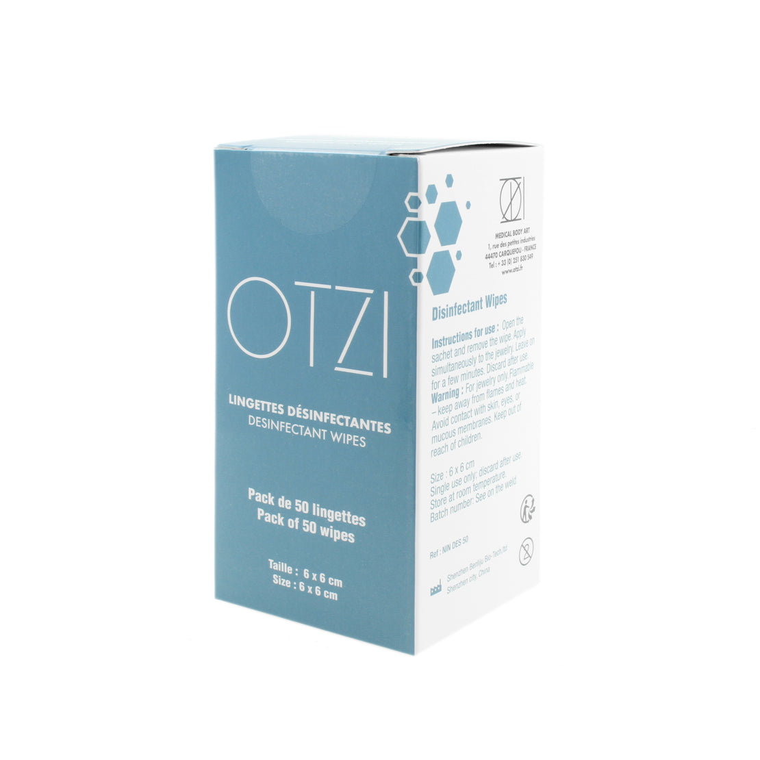 Otzi - Desinfectant Wipes - 50 Pieces