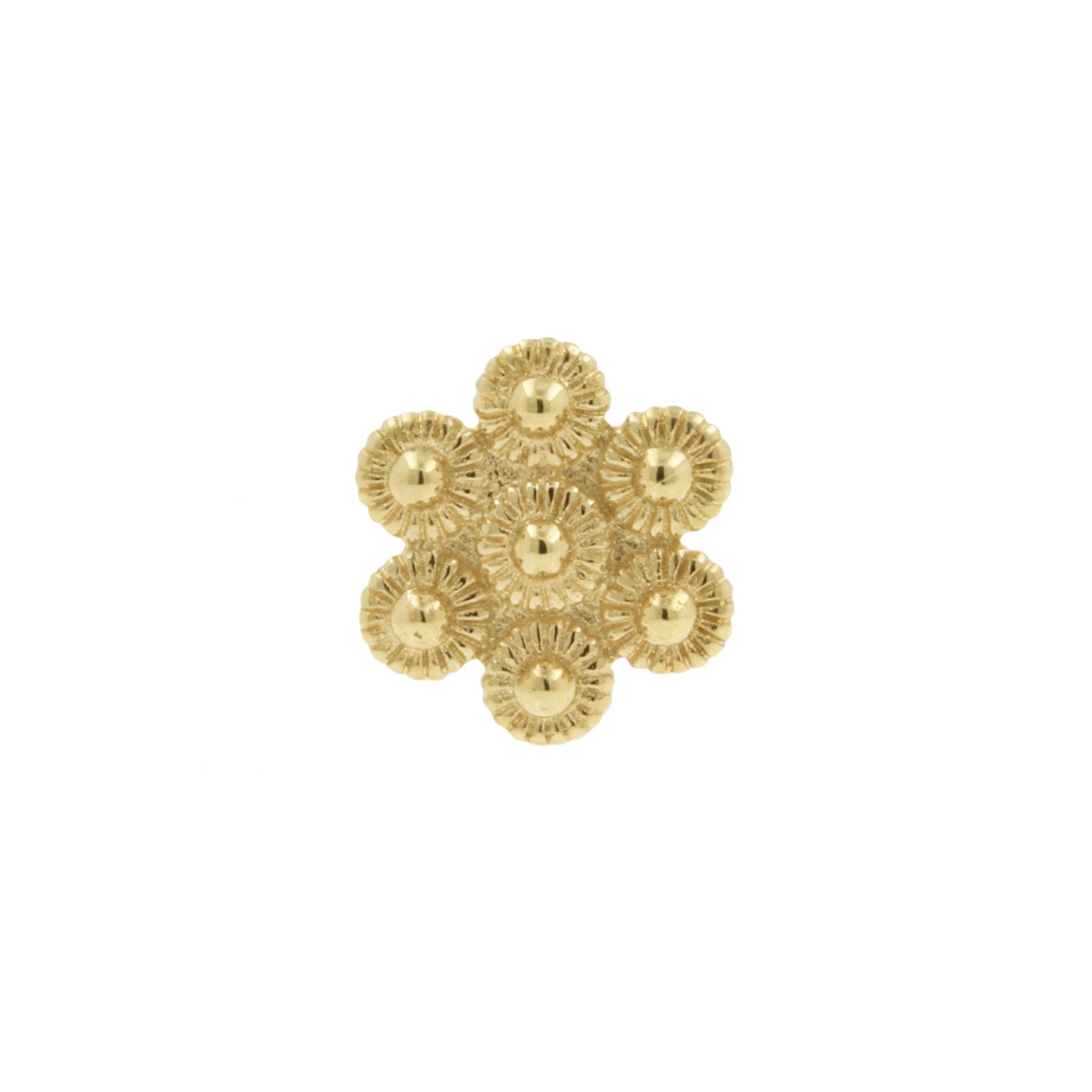 14 Karaats Gouden Dotted Bloem