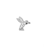 Titan Zirkonia Kolibri Silber