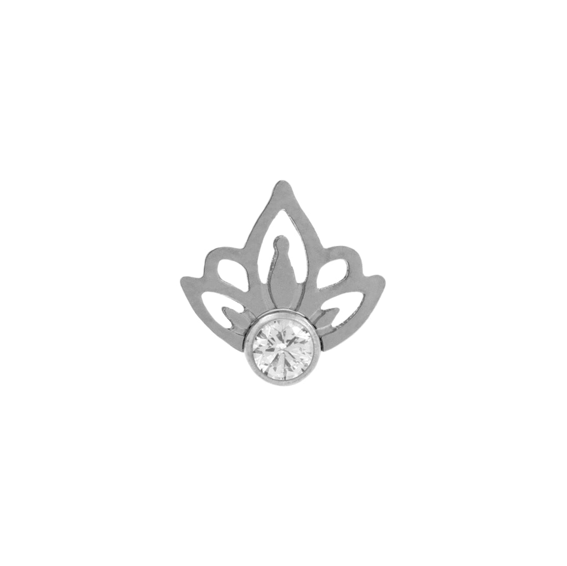 Titanium Zirconia Lotus - Silver