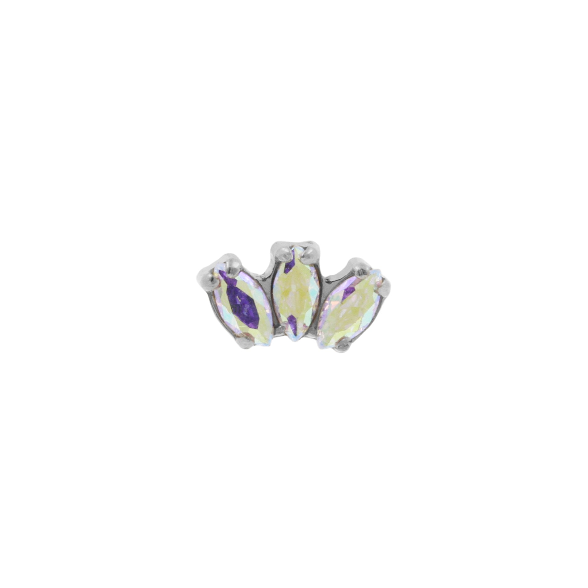Titanium Zirkonia Cluster Top - Aurore Boreale