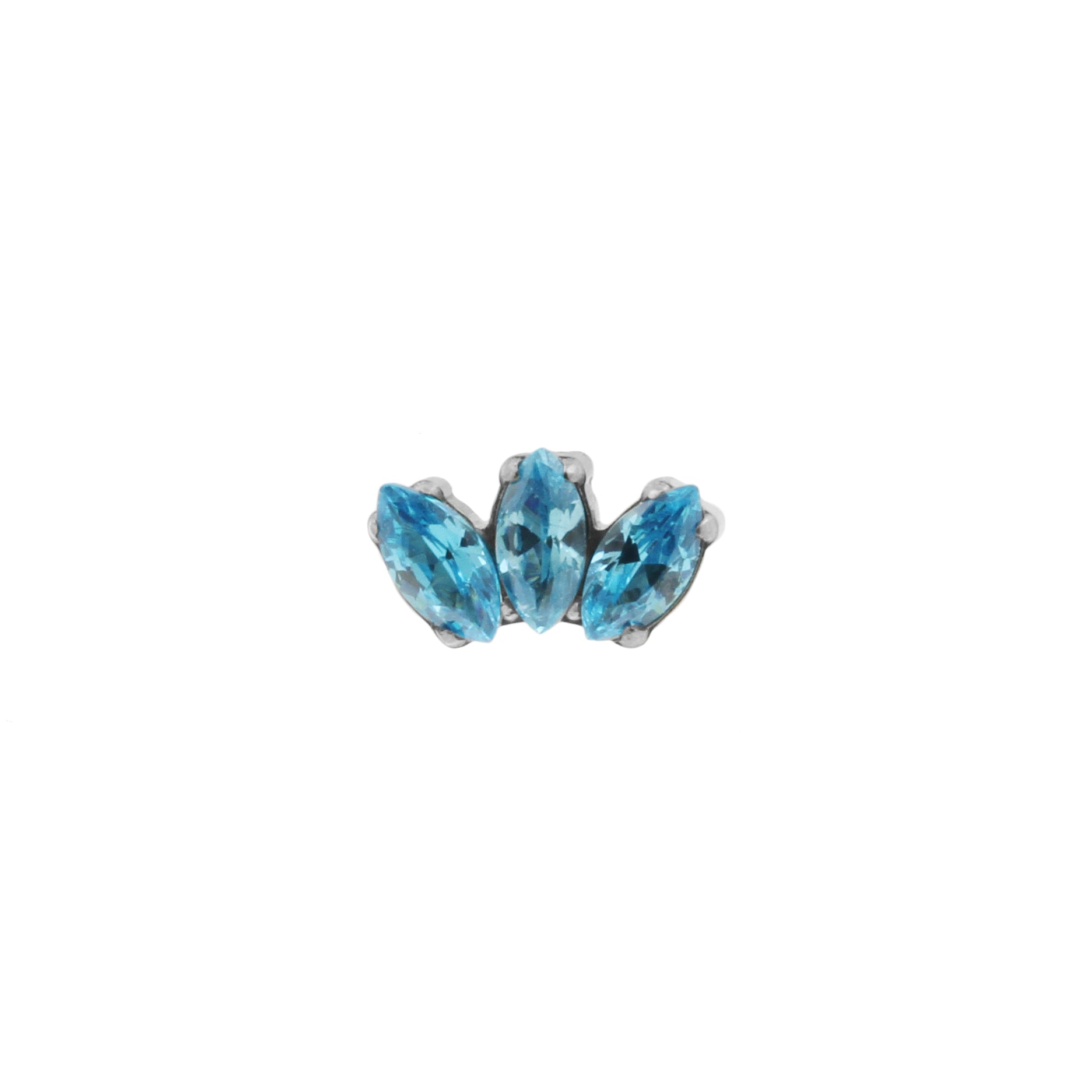 Titanium Zirkonia Cluster Top - Aqua