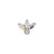 Titanium Zirkonia Cluster Top - Aurore Boreale