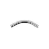 Titanium gebogen Barbell-Stab Silber