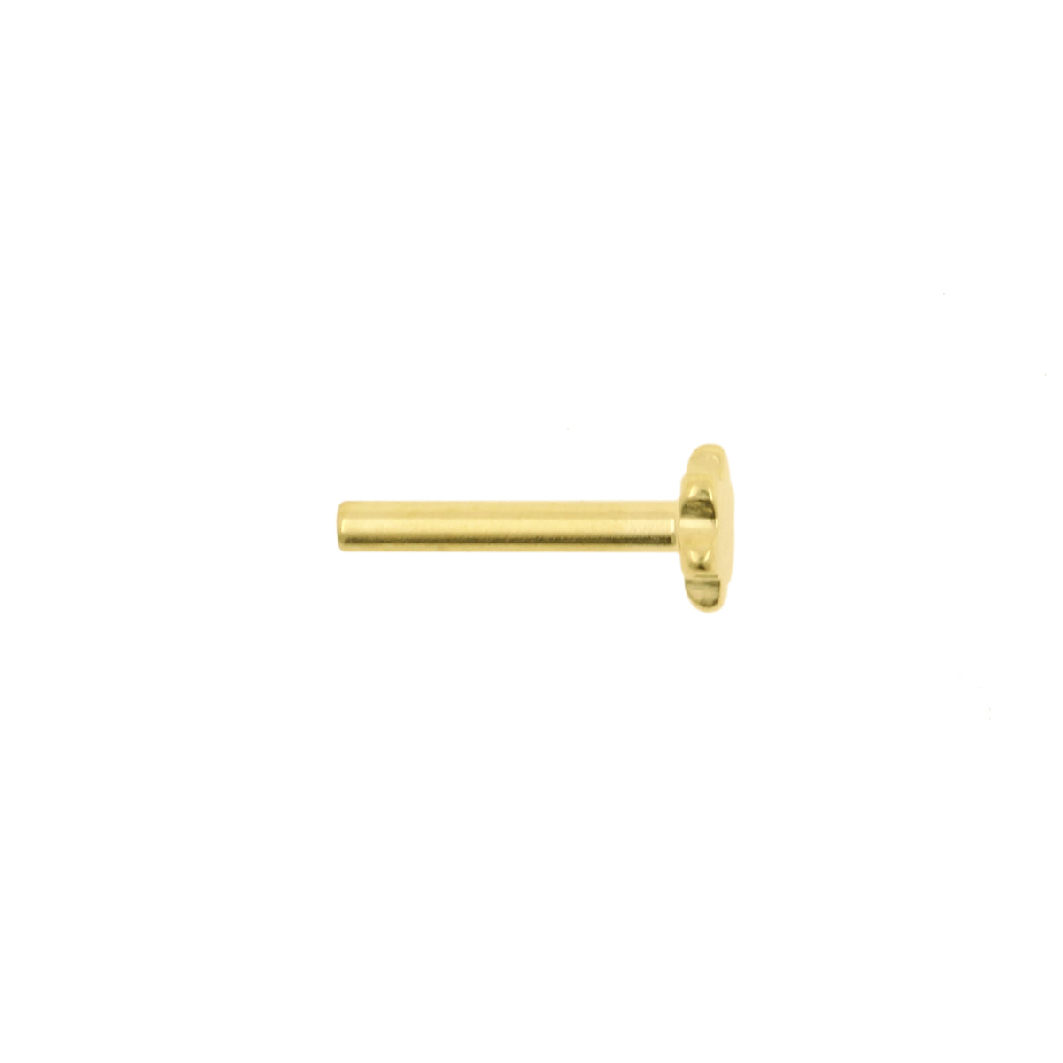 Titan Flatback-Stecker - Blumenform Gold