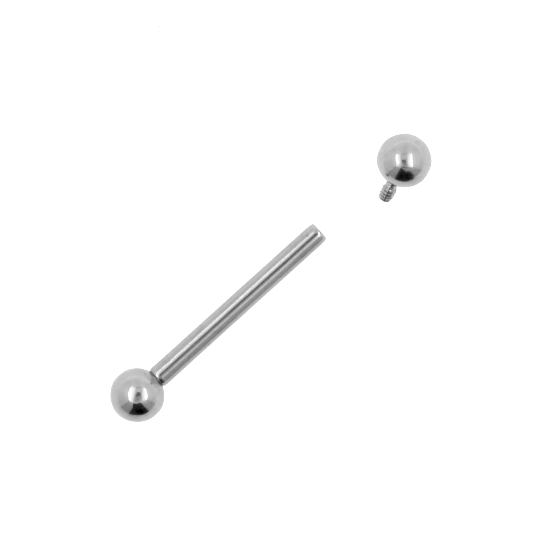 Titanium Barbell  Zilver