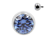 Titanium-Kugel mit Zirkonia Blau