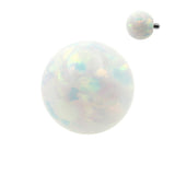 Synthetischer Stein-Opal Ball Weißer Opal