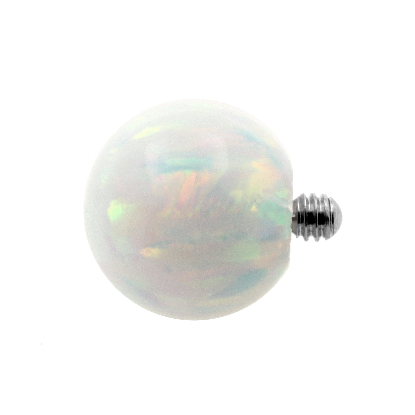 Synthetic Stone Opal Ball White Opal