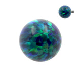 Synthetischer Edelstein-Opal Ball Black Opal