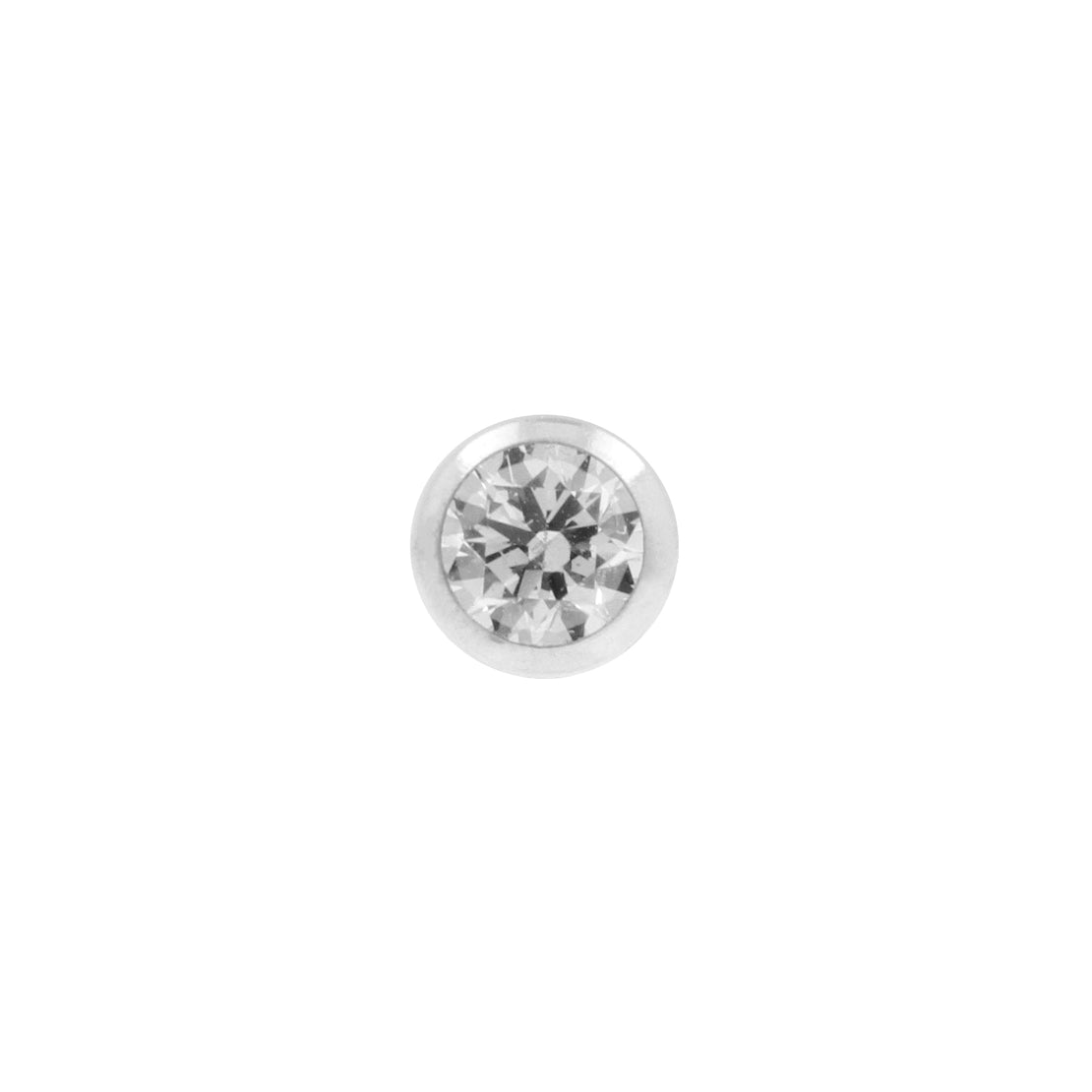 Titanium Zirkonia Balletje Zilver