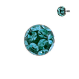 Titan Multi-Juwelen Kugel Blue Zirkon