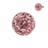Titan Multi-Juwelen-Kugel Light Rose