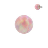 Titan Opal-Kügelchen Pink Opal