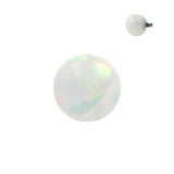 Titanium Opal-Kugel White Opal