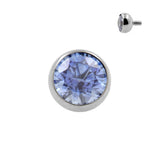 Titanium-Kugel mit Zirkonia Blau