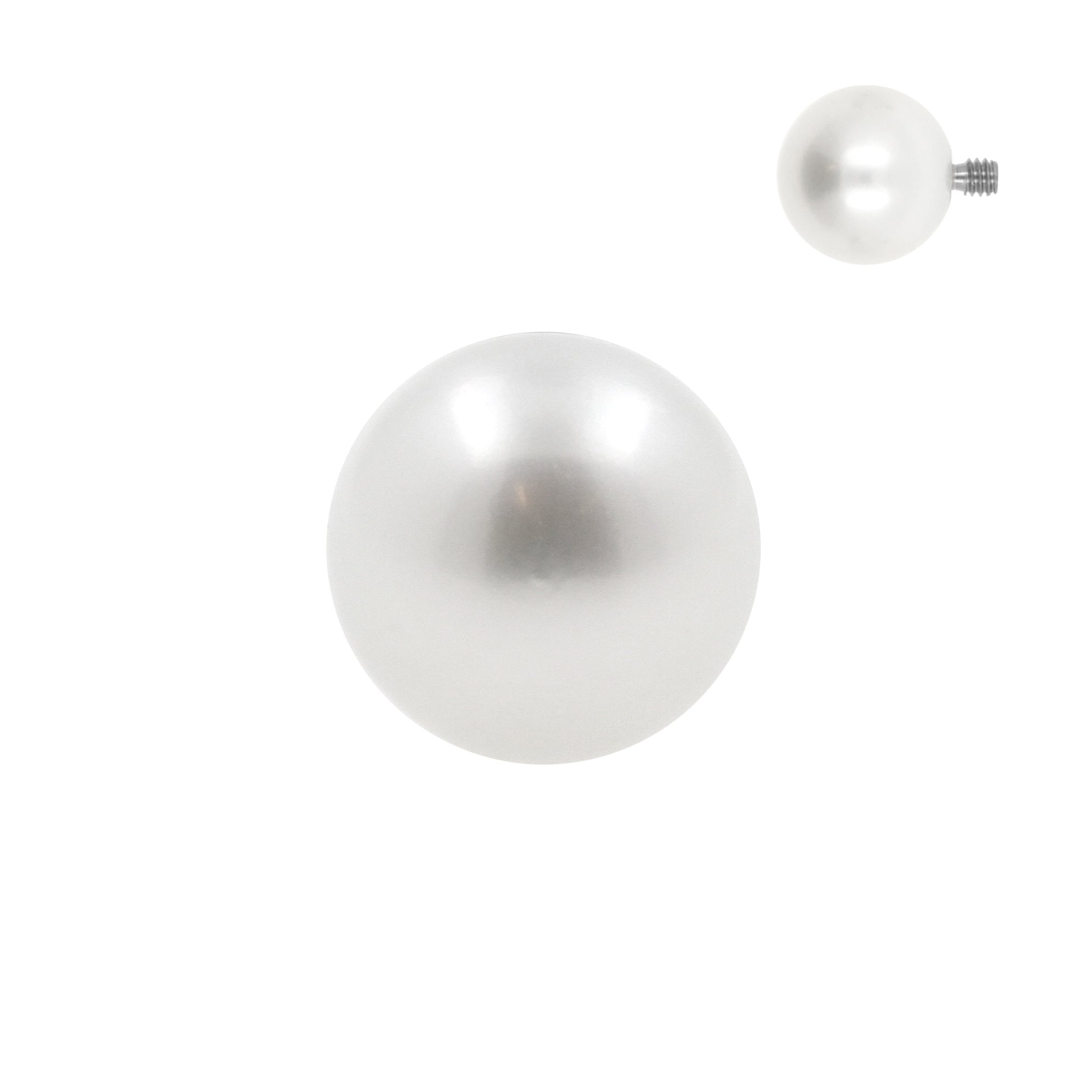 Titanium Freshwater Pearl White