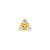 Titanium Zirkonia Cluster - Goud Clear