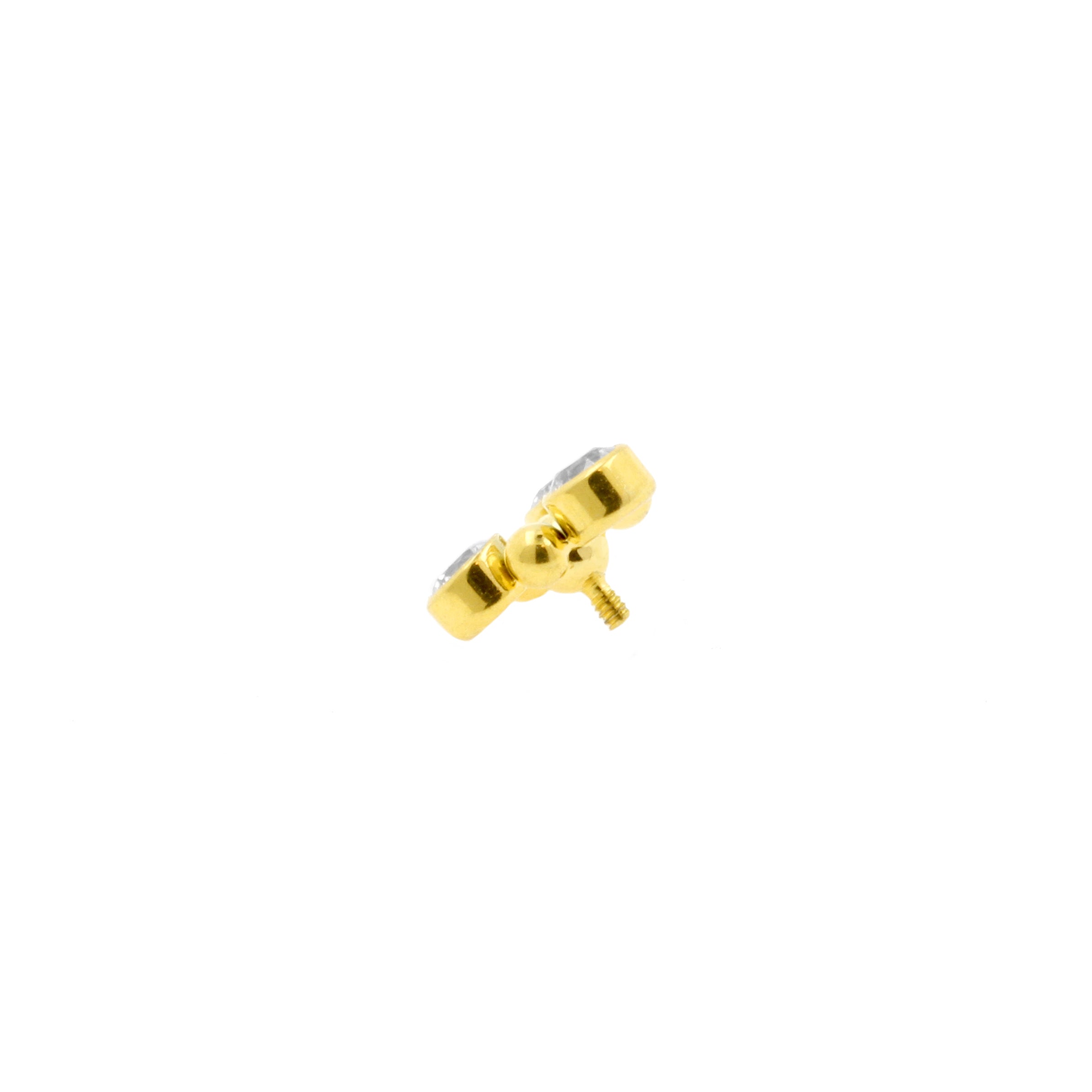 Titanium Zirkonia Cluster - Goud Clear