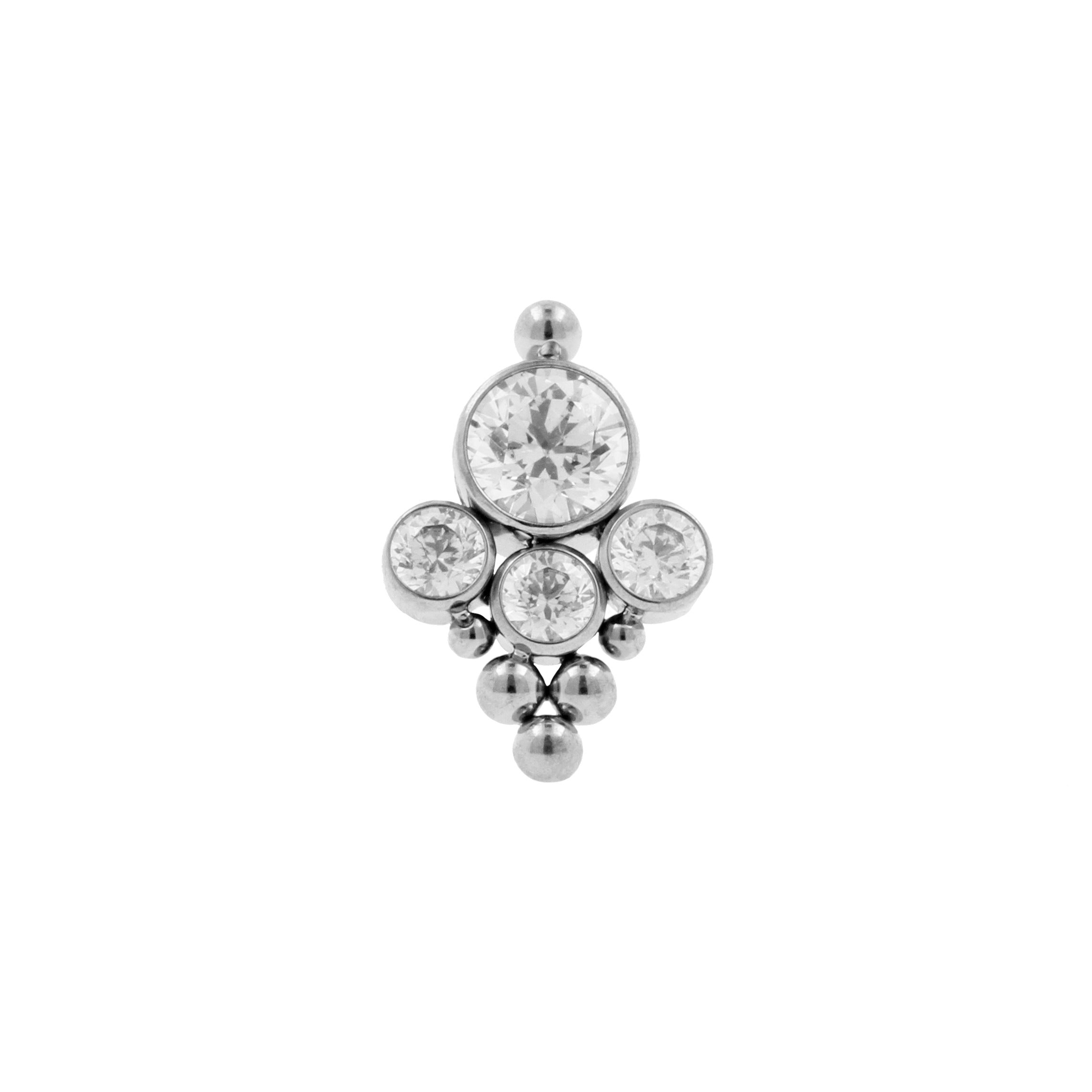 Titanium Zirconia Cluster Clear