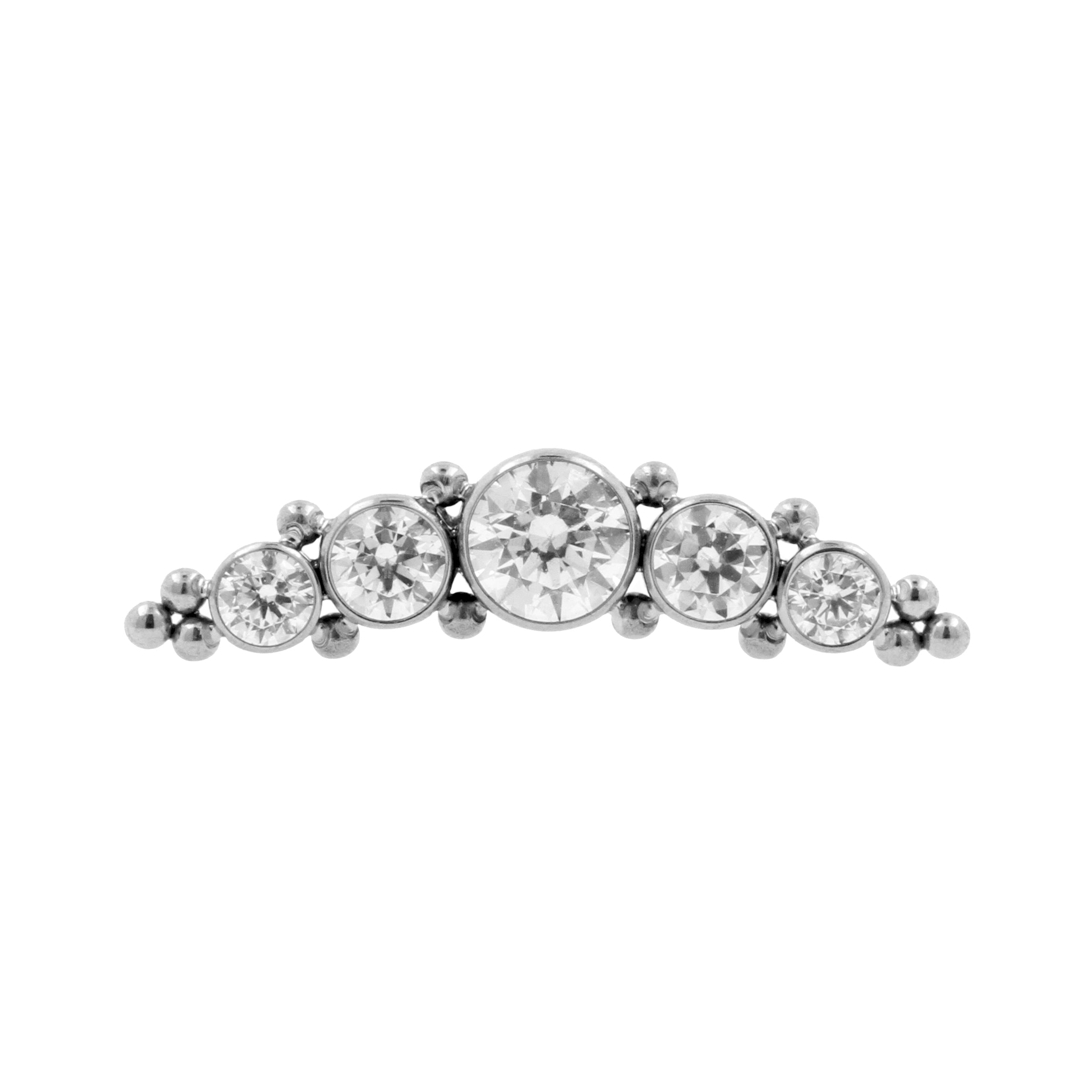 Titanium Zirconia Cluster Clear