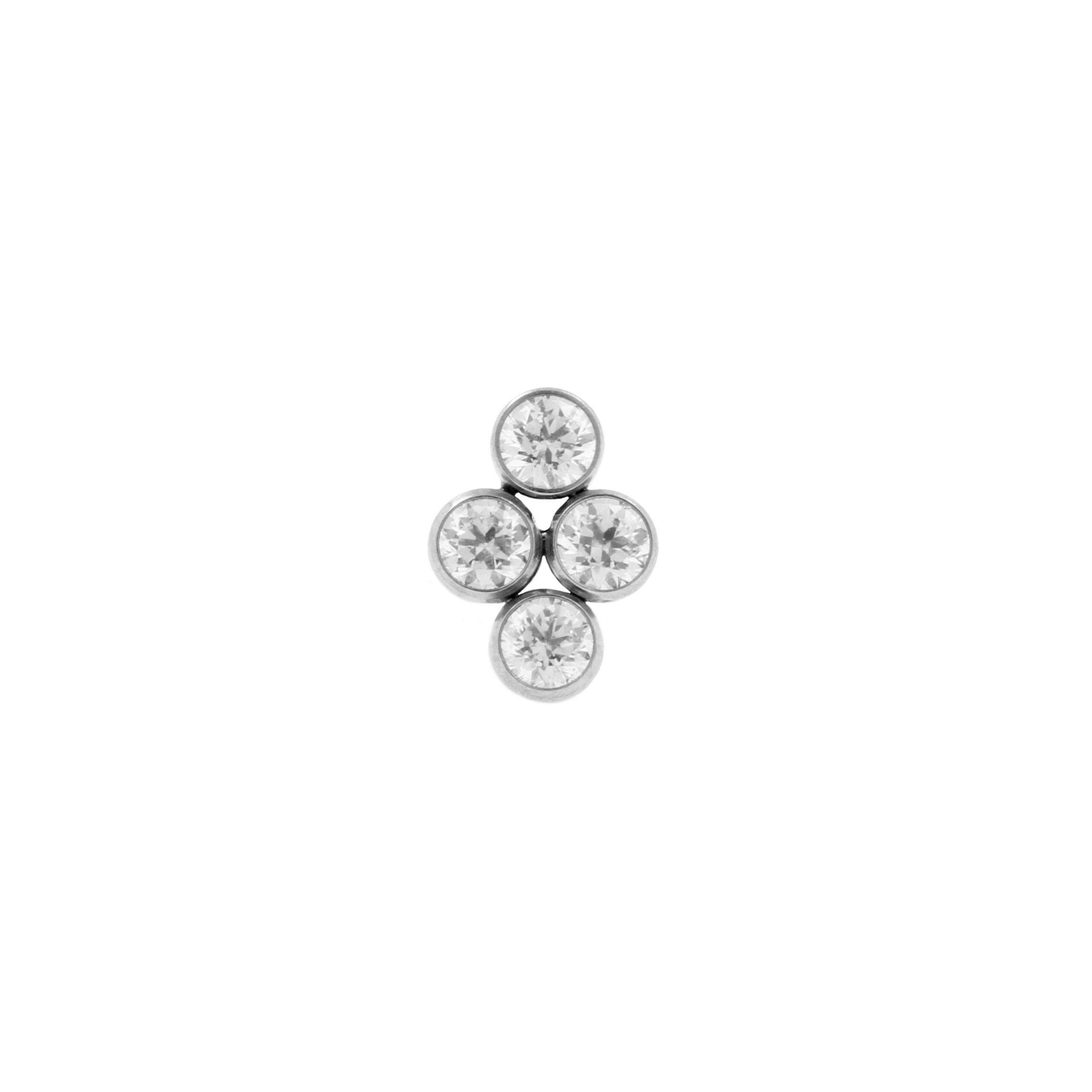 Titanium Zirconia Cluster Clear