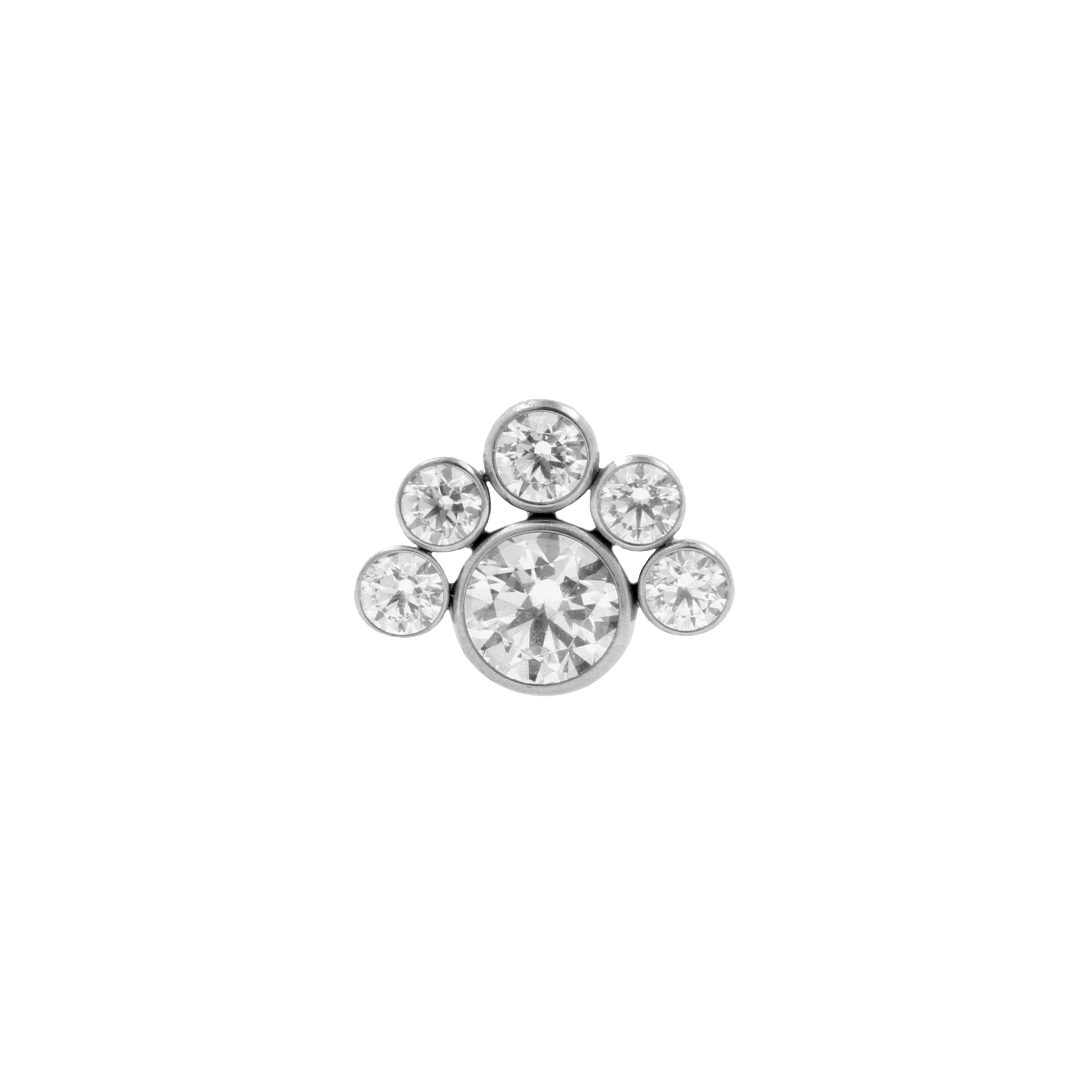 Titanium Zirconia Cluster Clear