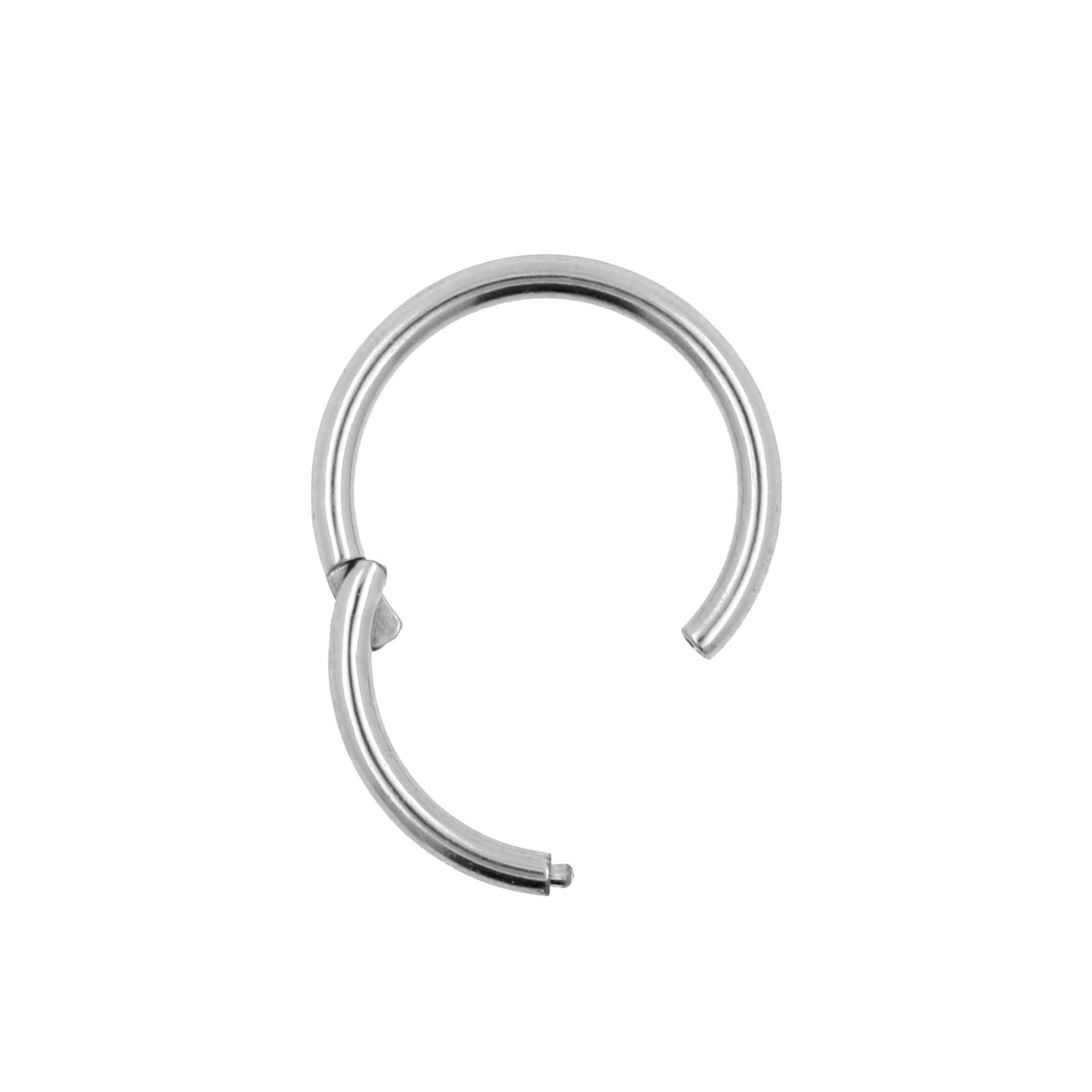 Titanium Click Ring Zilver